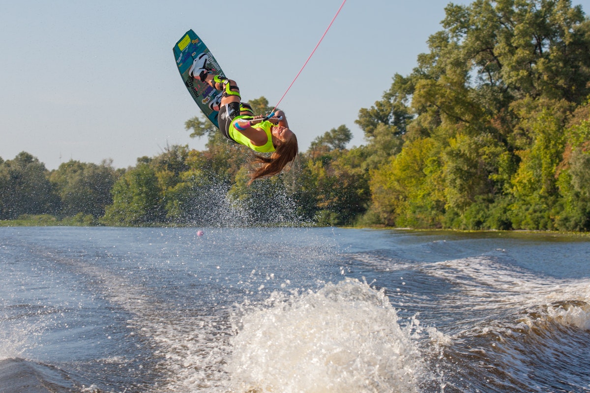 Emma Pickard, TeamGB , at the 2019 Euros in Ukraine - Wakeboard UK