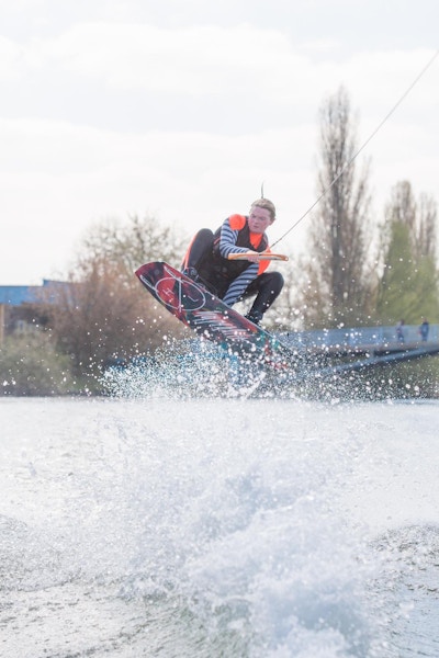 Nancy Creedy, member of the 2021 British Wakeboard Squad - Photo Perry Lux