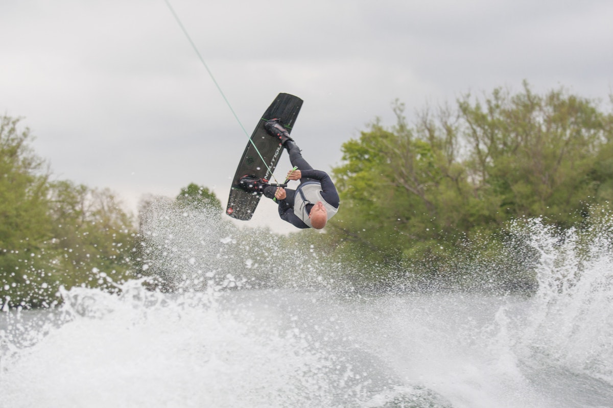 Mark Goldsmith, TeamGB , at the 2021 Test Practice Isis Waterski and ...