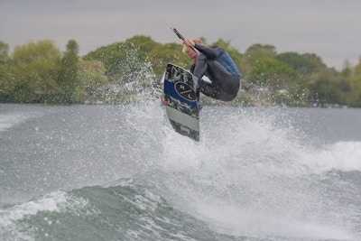 Scott O'Keefe, TeamGB 🇬🇧, 2021 Test Practice at Isis Waterski and Wakeboard Club, Reading - Photo Mark Osmond