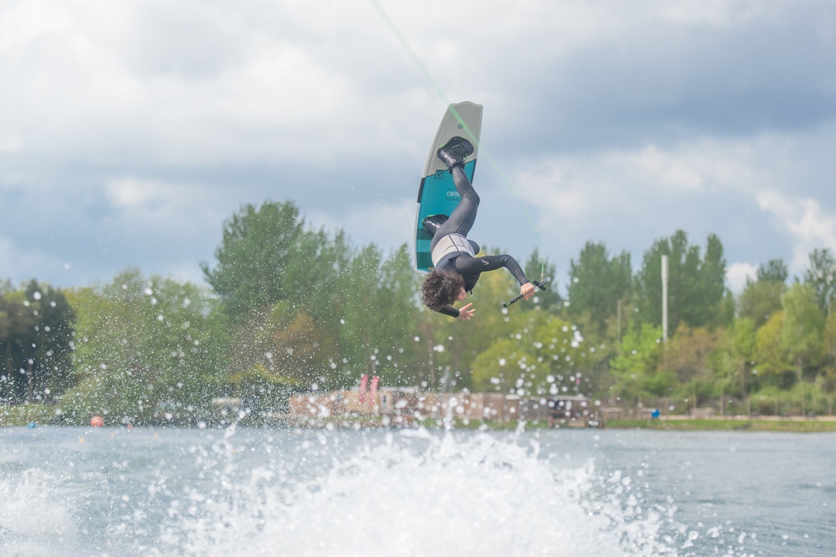 Jake Williams at the 2023 Quays Wake And Ski Practice - Wakeboard UK