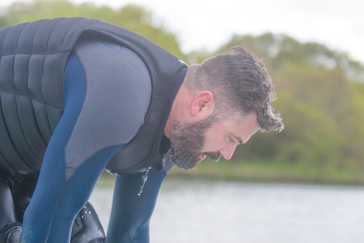 Nick Deboer at the 2023 Quays Wake And Ski Practice - Wakeboard UK