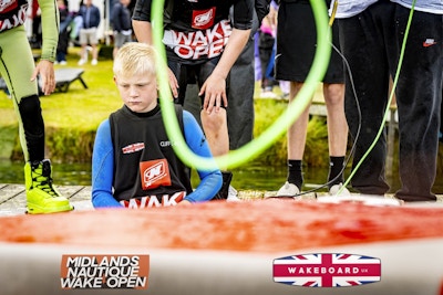 Rider at the 2024 Midlands Nautique Wake Open - Photo Mantis Pro Media