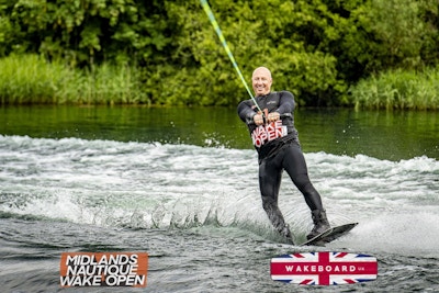 Rider at the 2024 Midlands Nautique Wake Open - Photo Mantis Pro Media