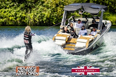 Rider at the 2024 Midlands Nautique Wake Open - Photo Mantis Pro Media