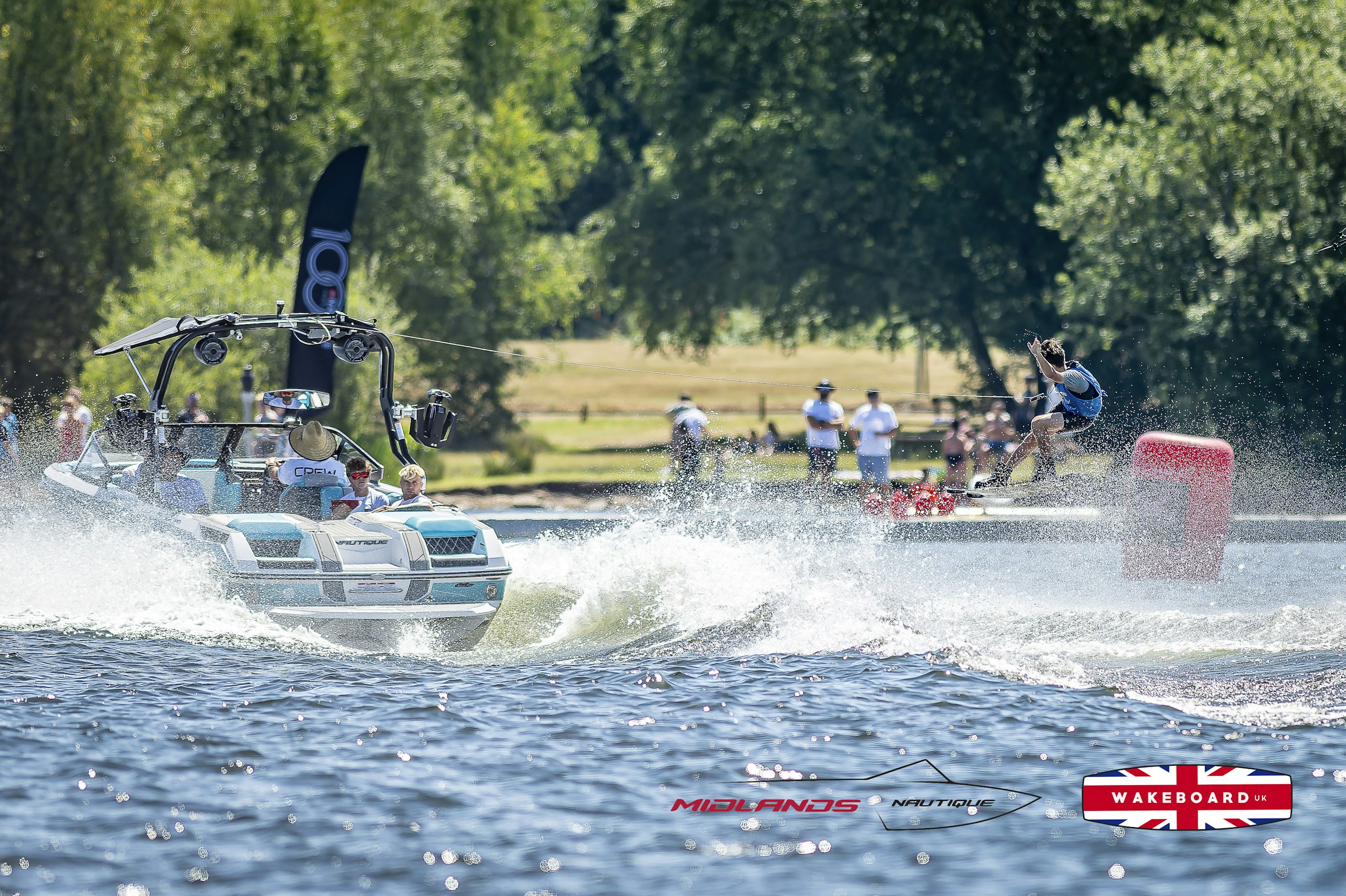 Wake Riders Rider at the 2025 Midlands Nautique UK Wake Nationals Wakeboard ...