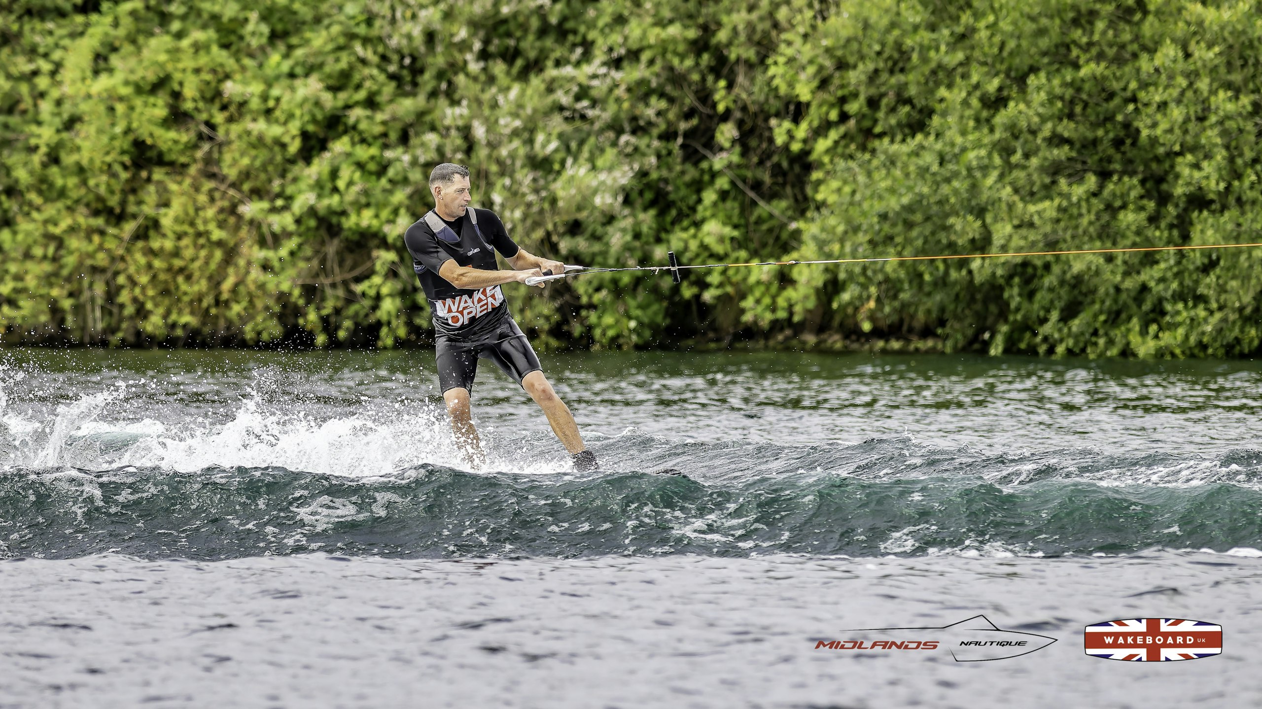 Wake Rider Raft Rider at the 2025 Midlands Nautique Wake Open - Wakeboard UK